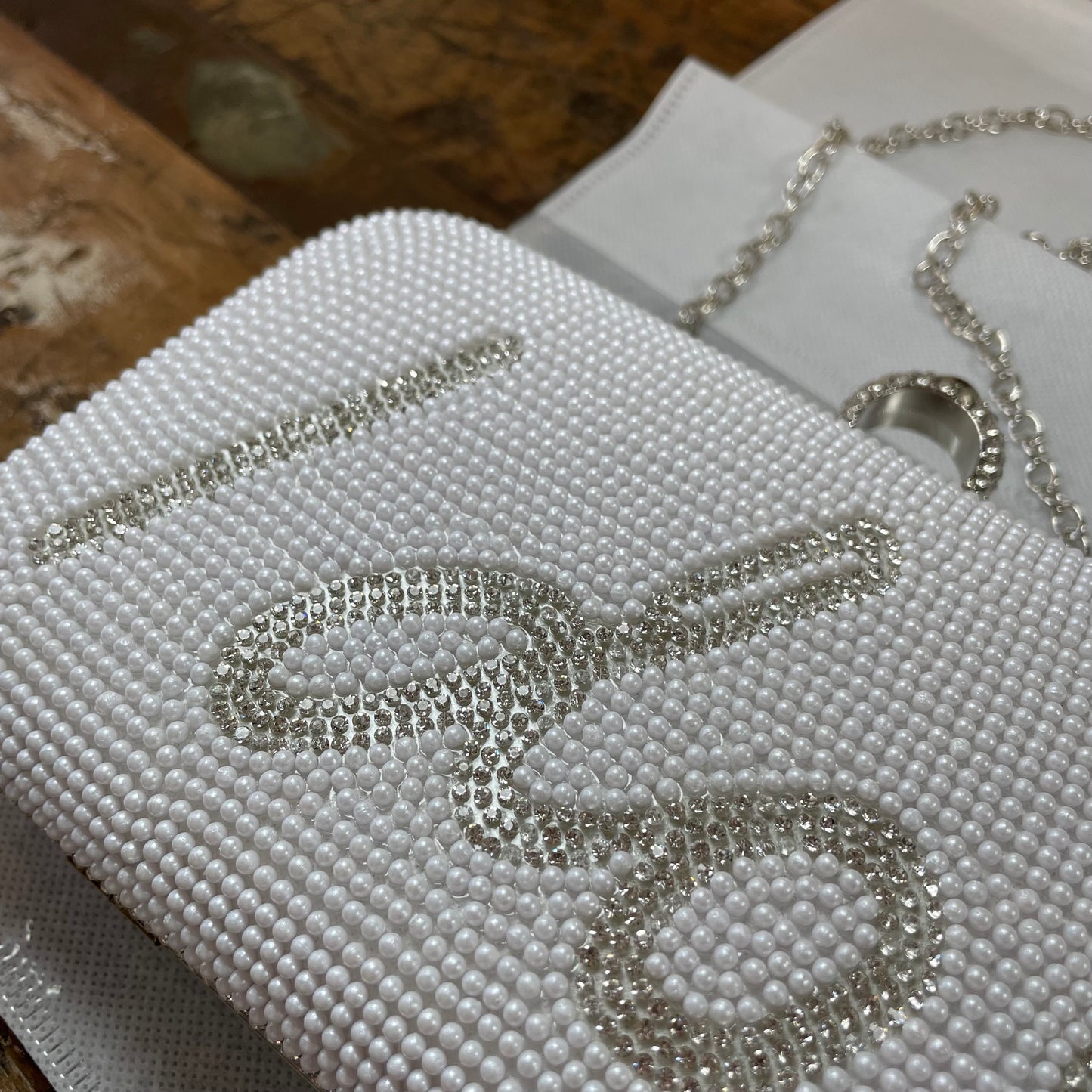 “I do!” Bridal Pearl Clutch
