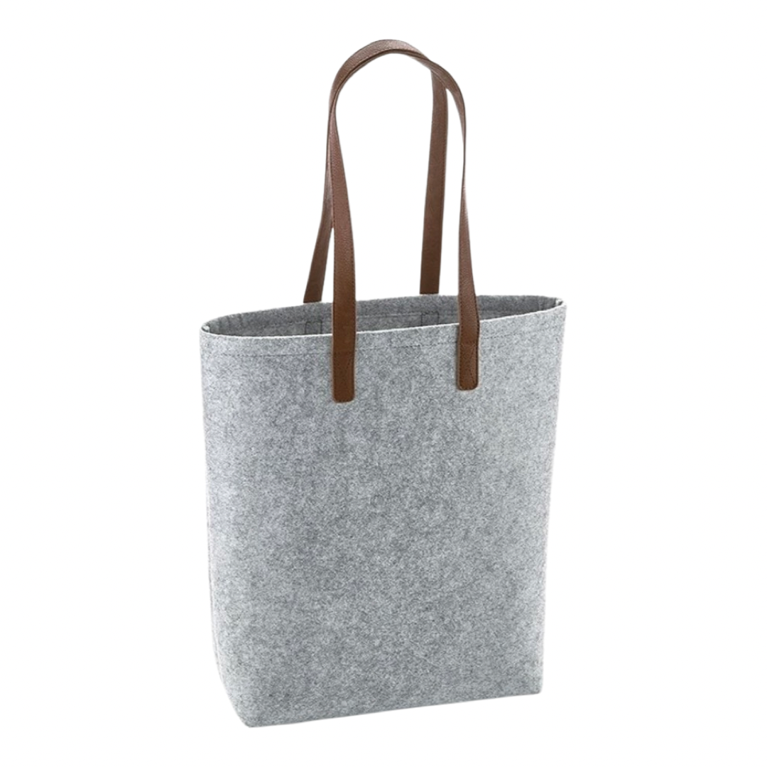 Premium Initial Felt Tote