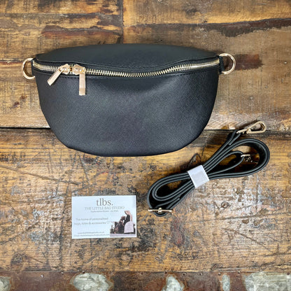 Personalised cross body bum bag