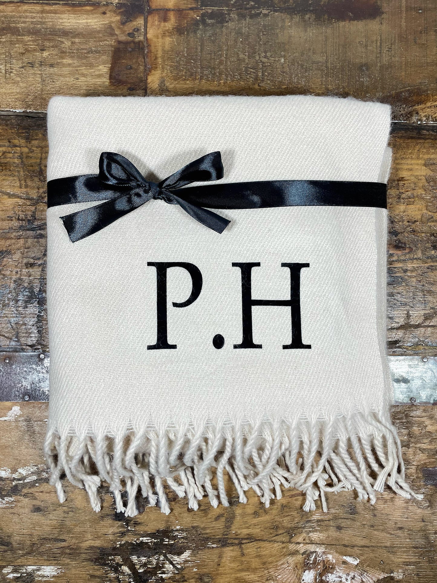 Personalised Classic Woven Scarf