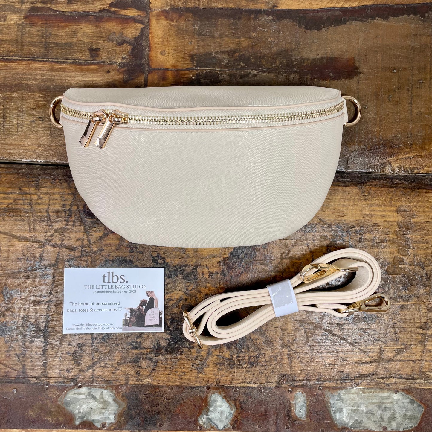 Personalised cross body bum bag