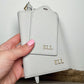 Personalised Embossed Passport cover and luggage tag set