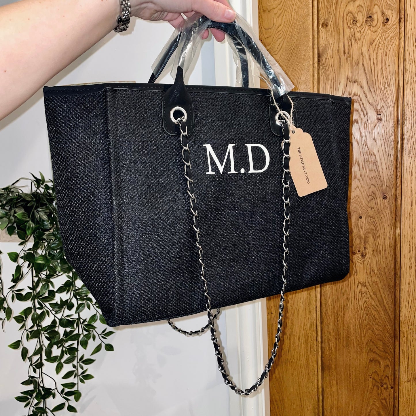 Personalised Canvas Chain Tote Bag