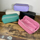 Personalised Embossed Open Flat Mini Make-up Bag