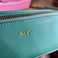 Personalised Embossed Open Flat Mini Make-up Bag