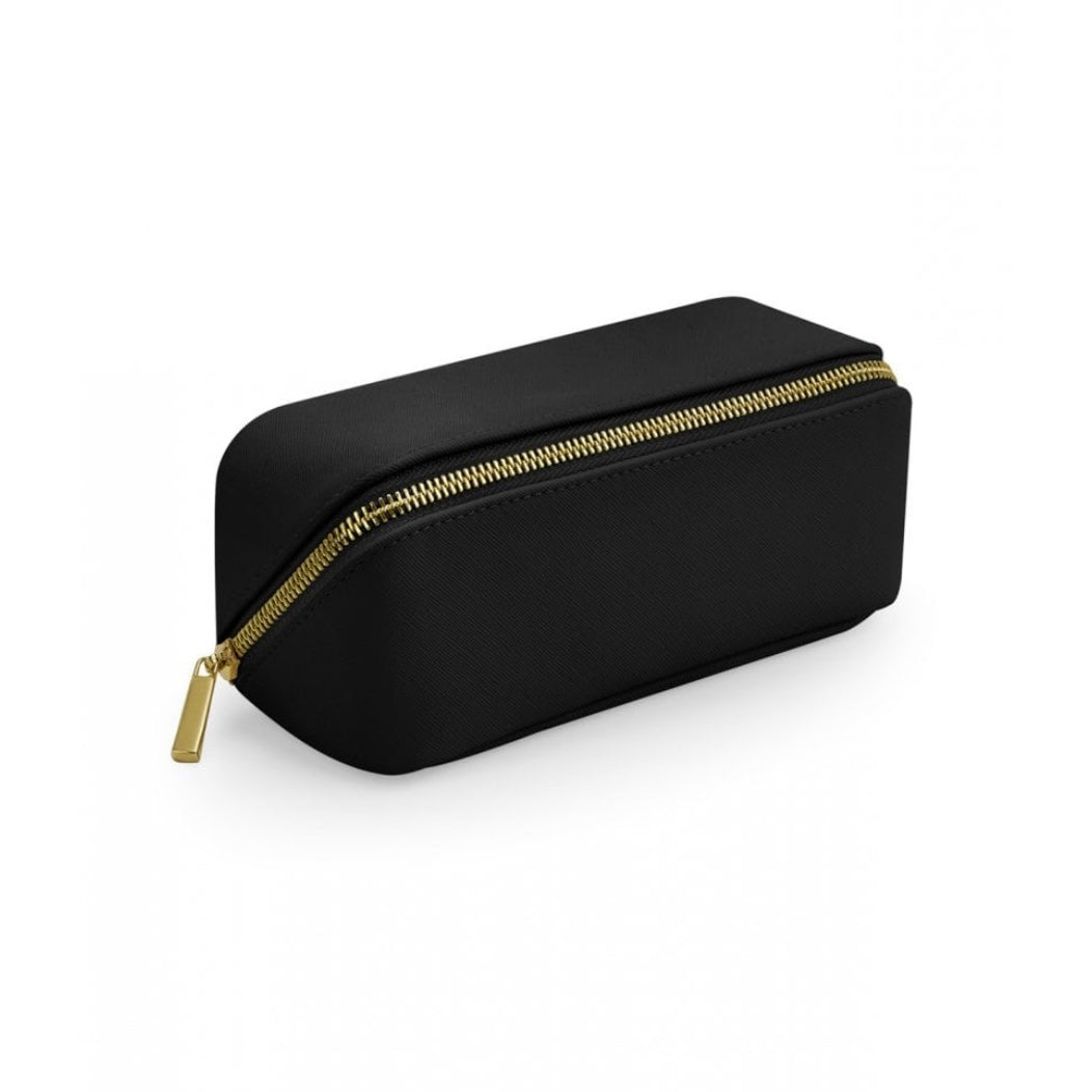 Personalised Embossed Open Flat Mini Make-up Bag