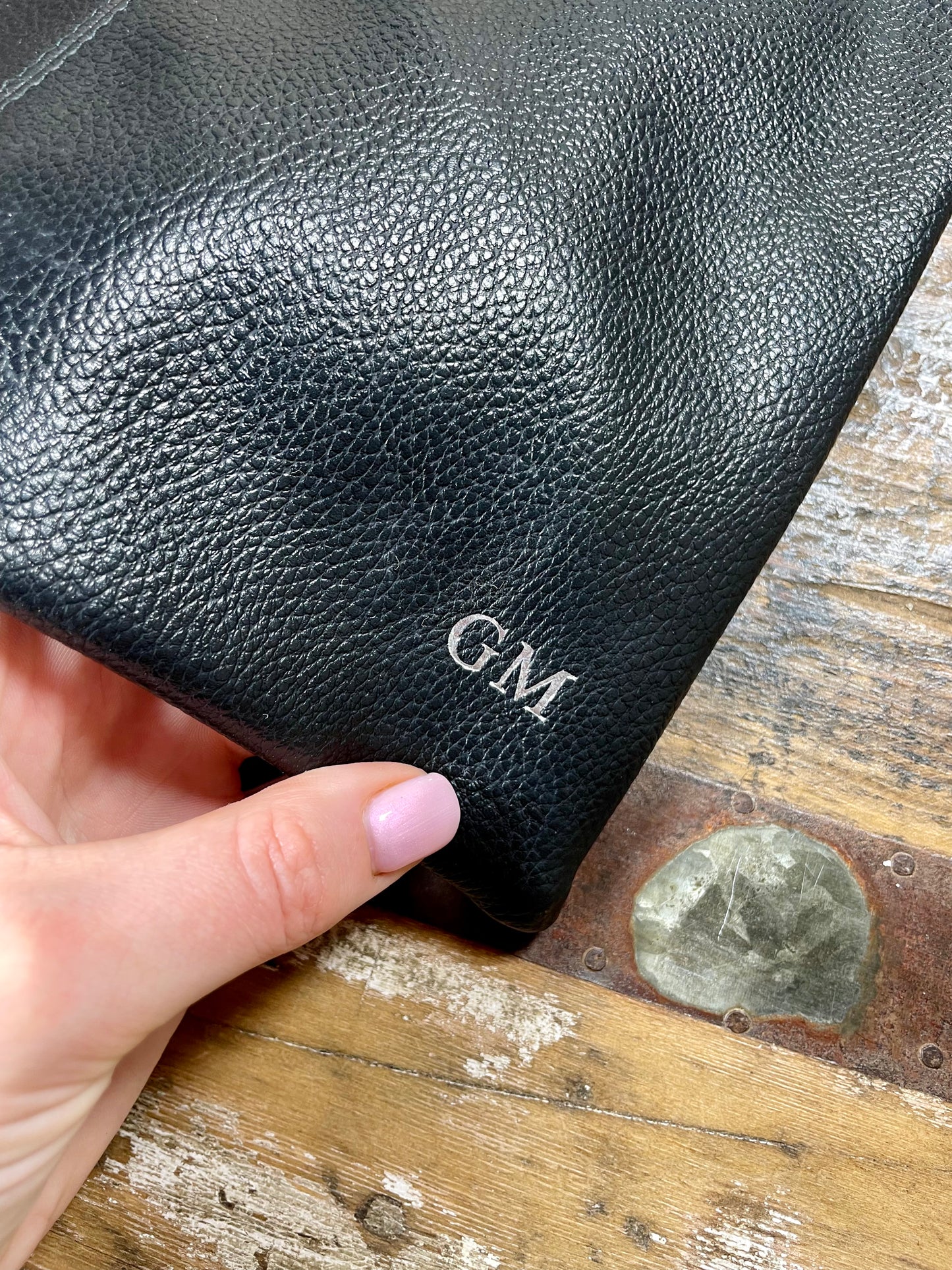 Mens Personalised Accessory pouch
