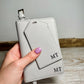 Personalised Embossed Passport cover and luggage tag set