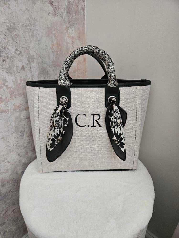 Personalised Canvas Chain Tote Bag