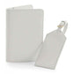 Personalised Embossed Passport cover and luggage tag set